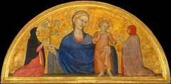 Madonna and Child with Donors by Giovanni da Milano
