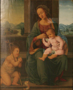 Madonna and Child with the Little St. John Baptist by Lorenzo di Credi