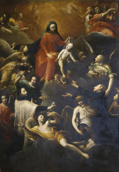 Madonna col Bambino e i santi Luigi Gonzaga e Stanislao Kostka by Giuseppe Maria Crespi