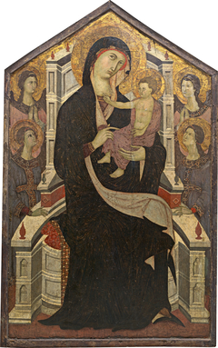Maestà (Madonna and Child with Four Angels) by Master of Città di Castello