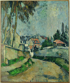 Maisons au bord d'une route II by Paul Cézanne