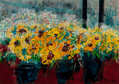 Manhattan Sunflowers by Celine Donegan