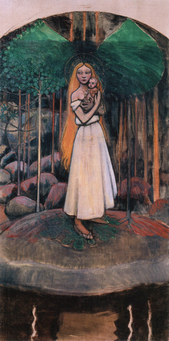 Marjatta and the Christ Child by Akseli Gallen-Kallela