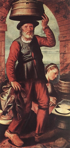 Market Farmer and his Wife by Pieter Aertsen