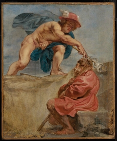 Mercury and a Sleeping Herdsman by Peter Paul Rubens