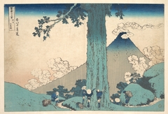 Mishima Pass in Kai Province (Kōshū Mishima goe) by Katsushika Hokusai