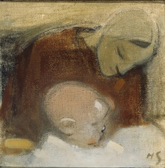 Mother and Child by Helene Schjerfbeck