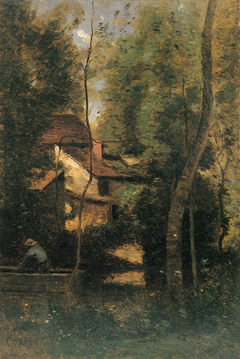 Mothois (Oise) near Gournay-en-Bray by Jean-Baptiste-Camille Corot