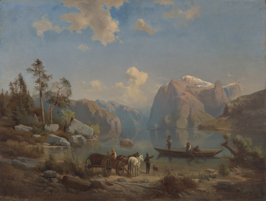 Mountain Landscape with a Lake