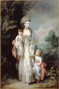 Mrs Elizabeth Moody with her sons Samuel and Thoma by Thomas Gainsborough