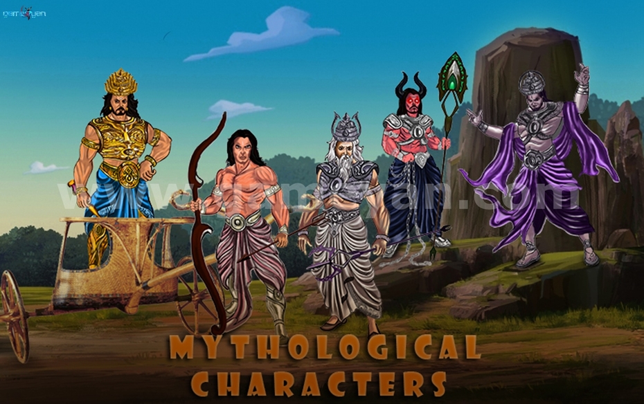 Mythological Characters Modeling Design by Post Production Animation Studio