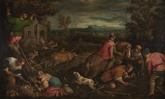 October (Scorpio) by Francesco Bassano the Younger