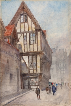 Old House in Rouen by Cass Gilbert