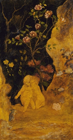 Panel for a Screen: Children Frightened by a Rabbit by Albert Pinkham Ryder