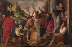 Paul and Barnabas at Lystra by Jacob Pynas