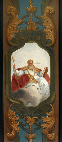 Paus Gregorius de Grote, kerkvader by Jacob de Wit