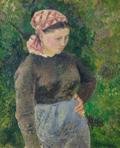 Peasant Woman by Camille Pissarro