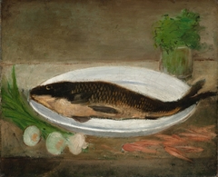 Poisson sur plat by Alfred Sisley