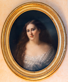 Portrait d'Adèle de Rothschild, baronne Salomon de Rothschild by Charles Escot