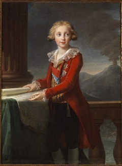 Portrait du jeune Francesco de Bourbon-Sicile by Elisabeth Louise Vigée Le Brun
