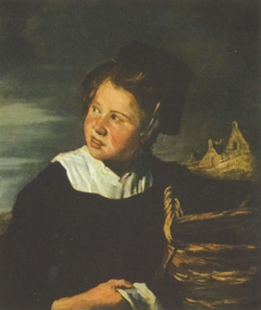 Portrait of a Fisher Girl by Anonymous