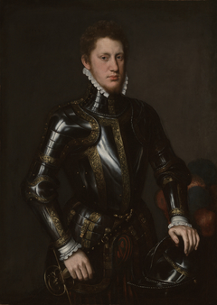 Portrait of a Man in Armor by Anonymous