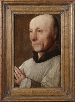 Portrait of a man, possibly a pilgrim by Jan van Scorel
