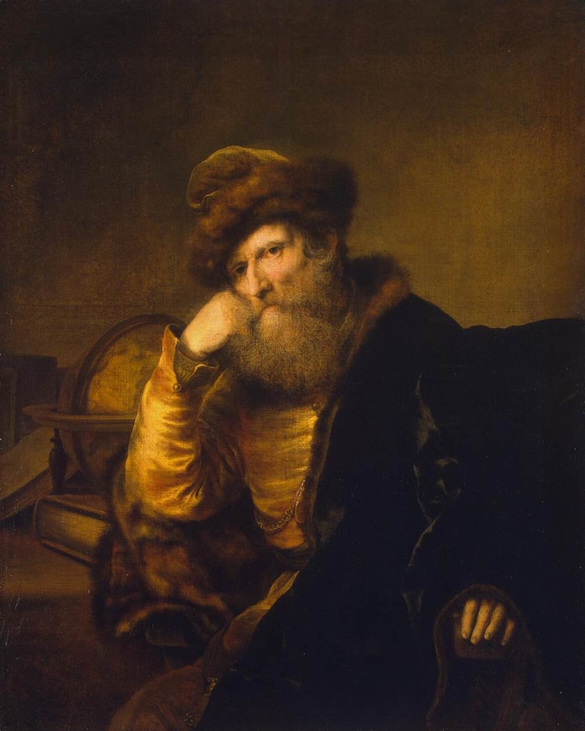 Portrait of a Scholar Sitting at the Table