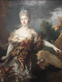 Portrait of a Woman as Diana by Nicolas de Largillière
