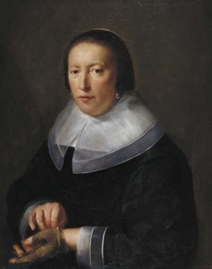 Portrait of a Woman by Bernardus Zwaerdecroon