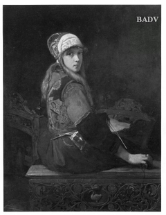 portrait of a woman by Christoffel Bisschop