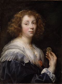 Portrait of a woman, possibly the artist's eldest daughter Elisabeth Jordaens