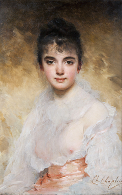 Portrait of a Young Woman by Charles Joshua Chaplin