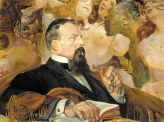 Portrait of Edward Aleksander Raczyński. by Jacek Malczewski
