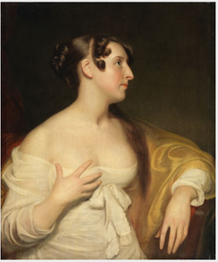 Portrait of Elizabeth O'Neill (1791-1872), Actress by Thomas Clement Thompson