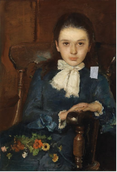 Portrait of Frances Elizabeth Geoghegan as a Child by Jack Butler Yeats