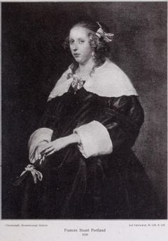 Portrait of Frances Stuart Portland by Anthony van Dyck