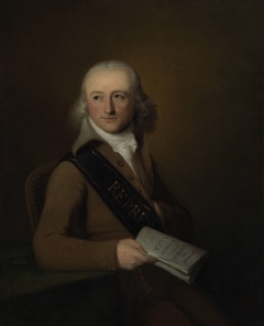 Portrait of Leonardus van der Voort by Johan Bernard Scheffer