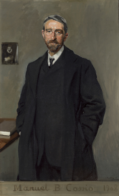 Portrait of Manuel Bartolomé Cossío  (1857 - 1935) by Joaquín Sorolla