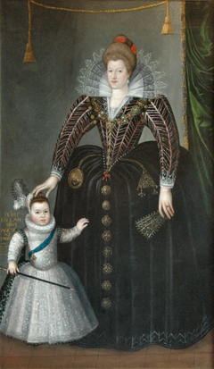 Portrait of Maria de' Medici and her son Louis XIII by Charles Martin