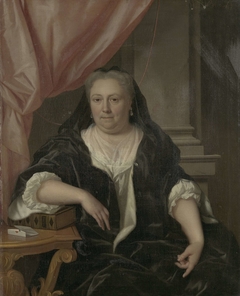 Portrait of Maria van Citters, Wife of Caspar Adriaen Parduyn by Philip van Dijk