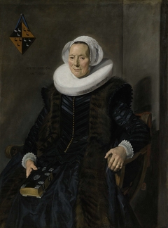 Portrait of Maritge Claesdr Vooght by Frans Hals