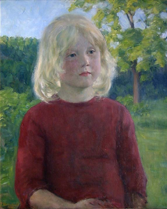Portrait of Olivia by Erik Werenskiold