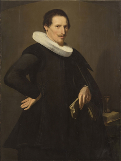 Portrait of Pieter de la Court by Pieter Dubordieu
