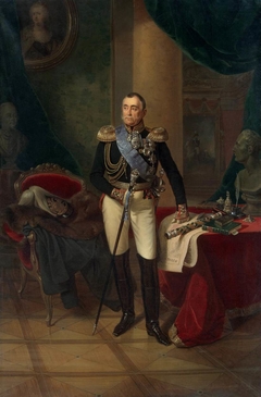 Portrait of Prince Pyotr Volkonsky by Franz Krüger