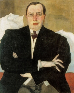 Portrait of Professor Leon Chwistek by Stanisław Ignacy Witkiewicz