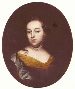 Portrait of the Artist's Wife Anna Veronica, neé Hertzog by Wenzel Lorenz Reiner