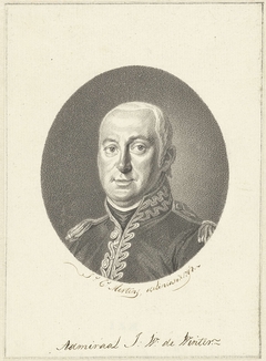 Portret van Admiraal Jan Willem de Winter by Johannes Cornelis Mertens