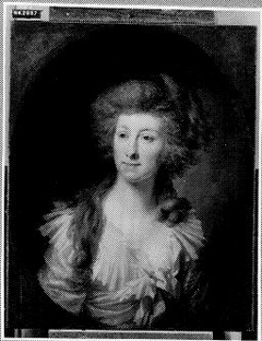 Portret van een vrouw by Johann Friedrich August Tischbein
