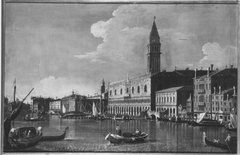 Riva degli Schiavoni mit Dogenpalast (Nachahmer) by Canaletto